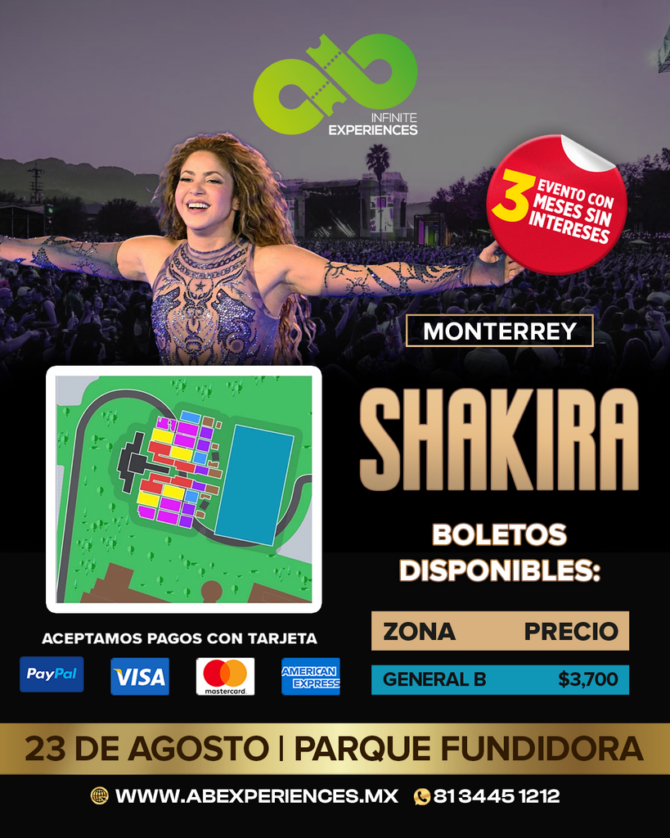 SHAKIRA MONTERREY
