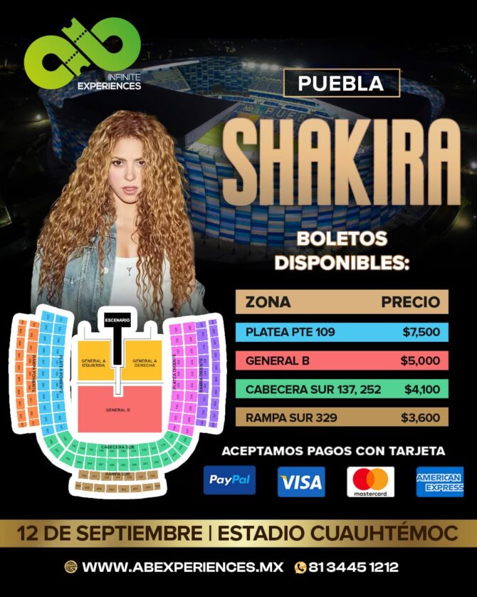 SHAKIRA PUEBLA